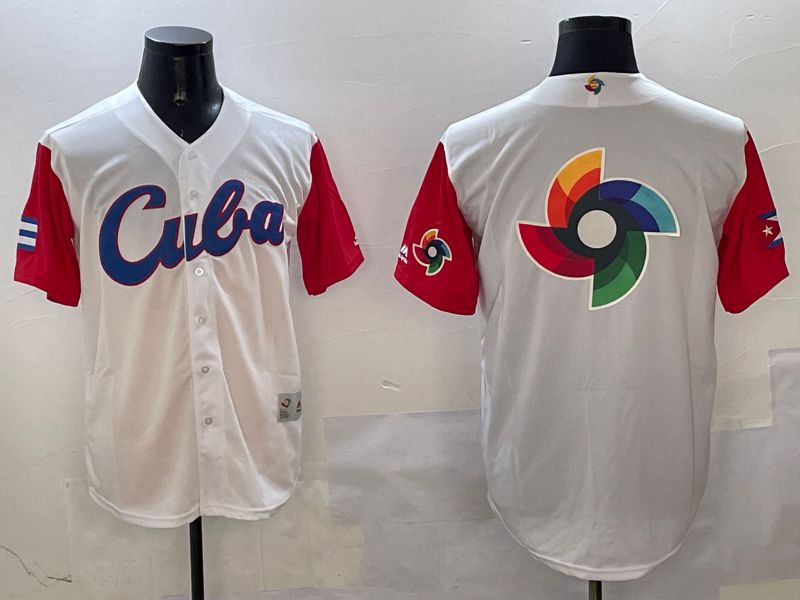 Men 2025 World Cup Blank White Nike MLB Jersey style 3266->more jerseys->MLB Jersey